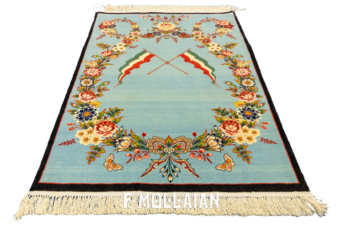 Isfahan Rug Qajar Silk warps n°:956621